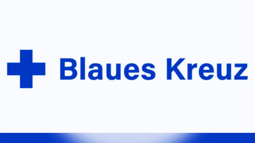 Logo des blauen Kreuzes