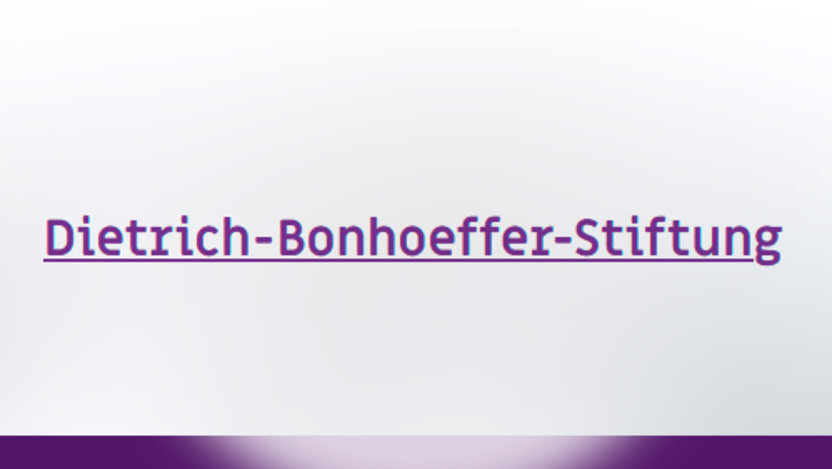 Link zur Dietrich-Bonhoeffer-Stiftung