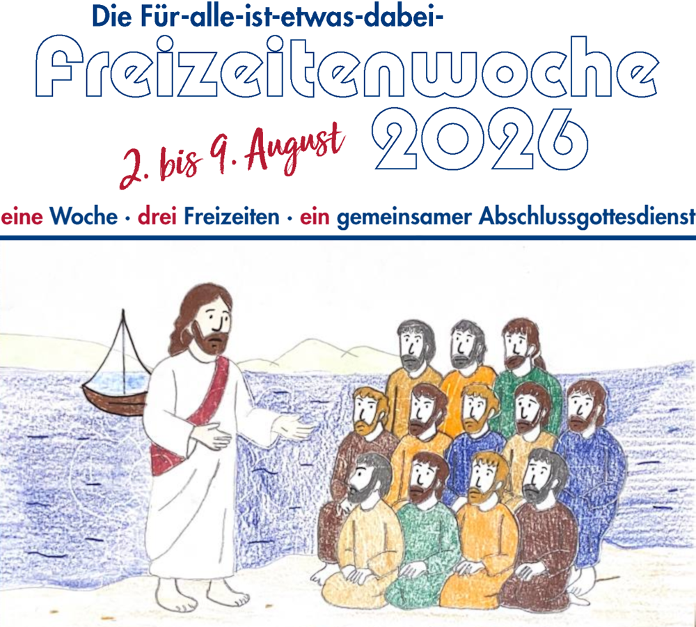 Aquarellzeichnung für die Kinderrüsttage